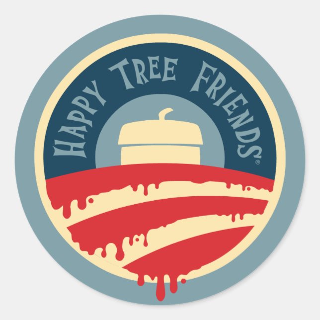 HTF Oh-BAM! Runder Aufkleber (Vorderseite)