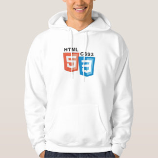 HTML5 CSS3 Logo-Kapuzenpulli Hoodie