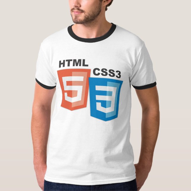 HTML5 CSS3 Logos T-Shirt (Vorderseite)