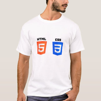 HTML5- und CSS3-Webentwickler-Design T-Shirt