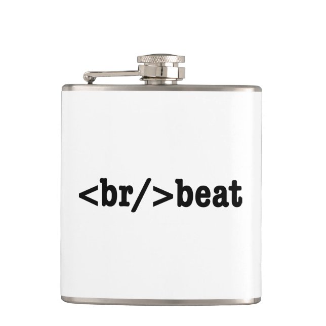 HTML-Code Flachmann (Vorderseite)