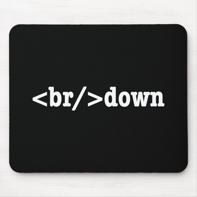 HTML-Code Mousepad (Vorne)
