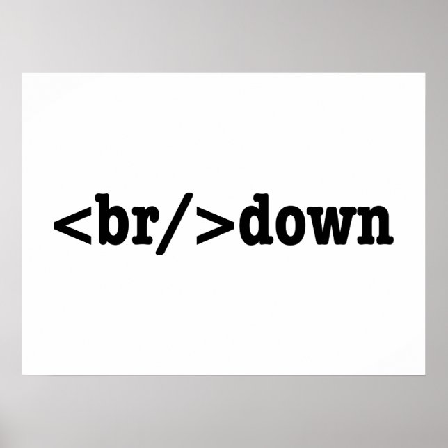 HTML-Code Poster (Vorne)