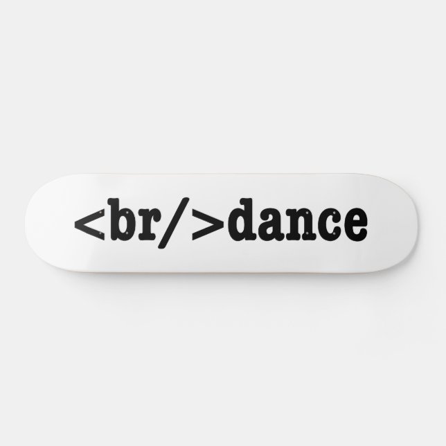 HTML-Code Skateboard (Horizontal)