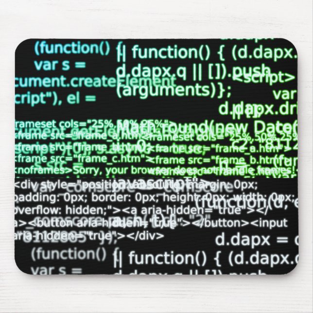 HTML-Code v1 Mousepad (Vorne)