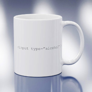 HTML-Eingabealkohol Kaffeetasse