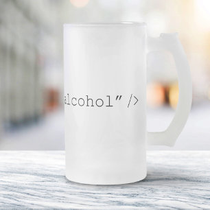 HTML-Eingabealkohol Mattglas Bierglas