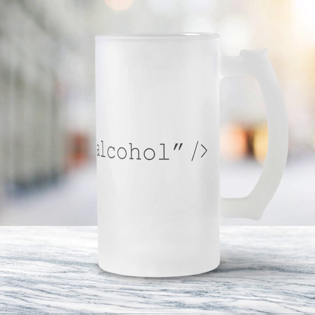 HTML-Eingabealkohol Mattglas Bierglas (Von Creator hochgeladen)