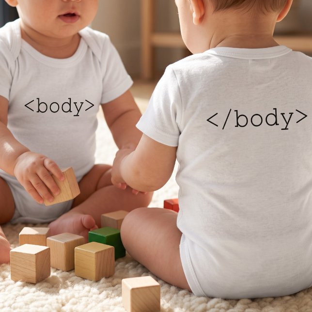 HTML-Körper-Umbau - offen und nah Baby Strampler (Von Creator hochgeladen)