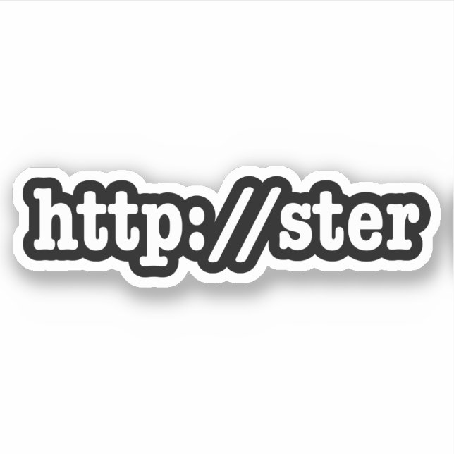 http://ster / HTML Code Aufkleber (Vorderseite)