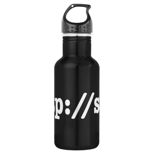 http://ster / HTML Code Edelstahlflasche (Vorderseite)