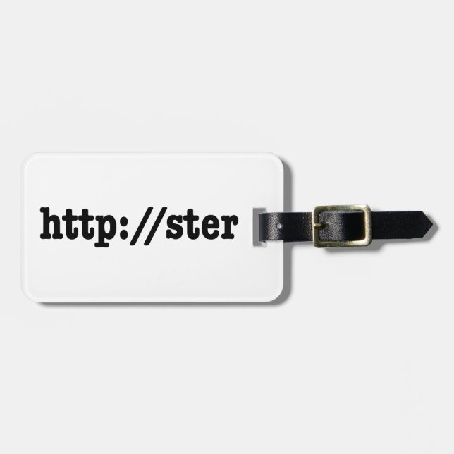http://ster / HTML Code Gepäckanhänger (Vorderseite horizontal)