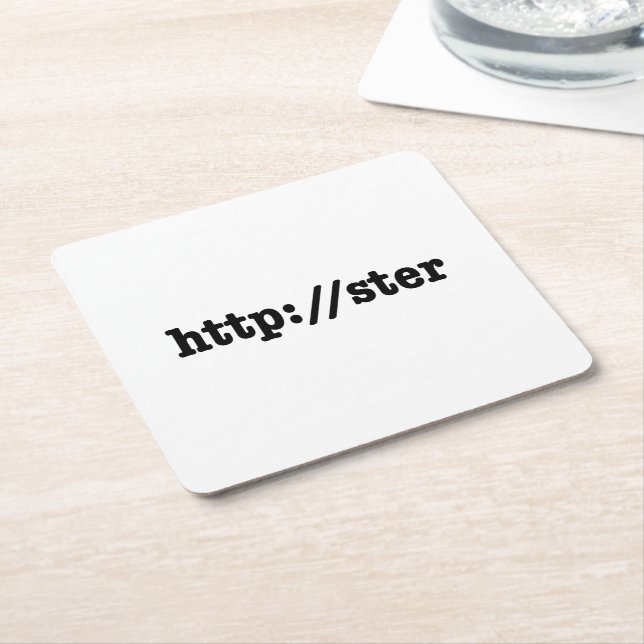 http://ster / HTML Code Rechteckiger Pappuntersetzer (angewinkelt)