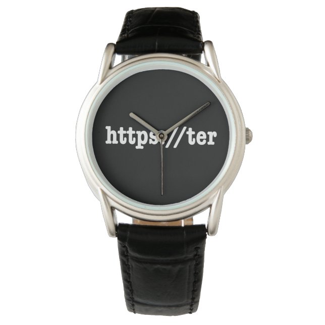 https://ter / HTML Code Armbanduhr (Vorderseite)
