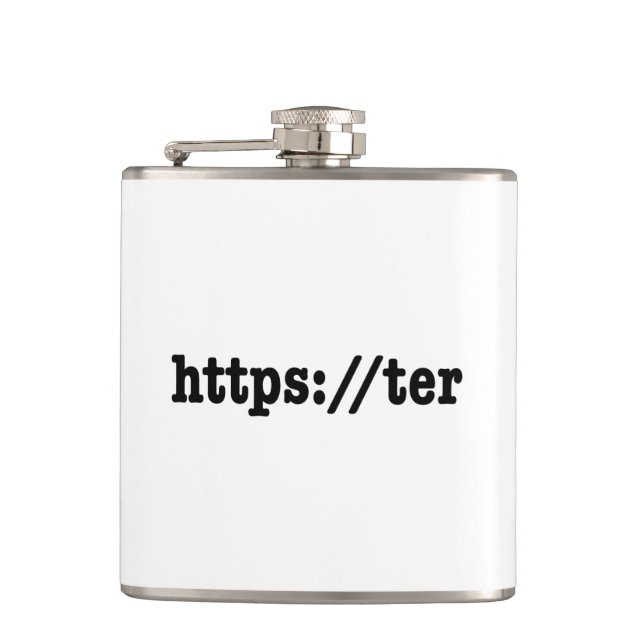 https://ter / HTML Code Flachmann (Vorderseite)