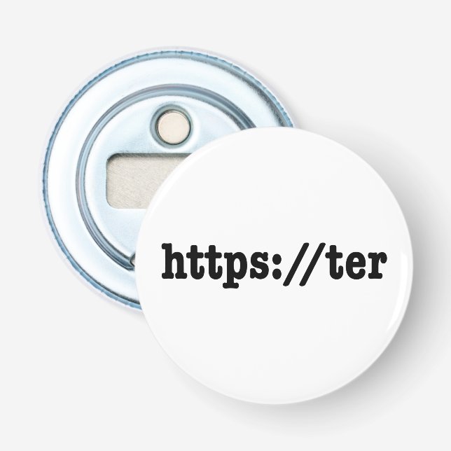 https://ter / HTML Code Flaschenöffner (Vorderseite)