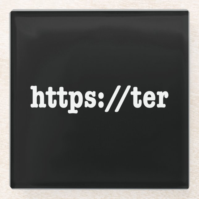 https://ter / HTML Code Glasuntersetzer (Vorderseite)
