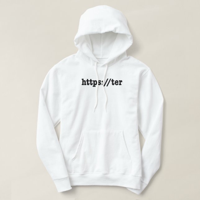 https://ter / HTML Code Hoodie (Design vorne)