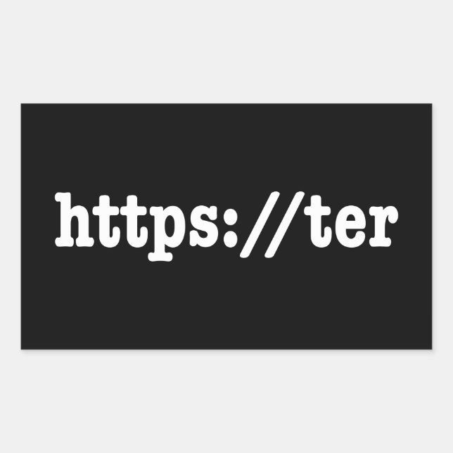 https://ter / HTML Code Rechteckiger Aufkleber (Vorderseite)