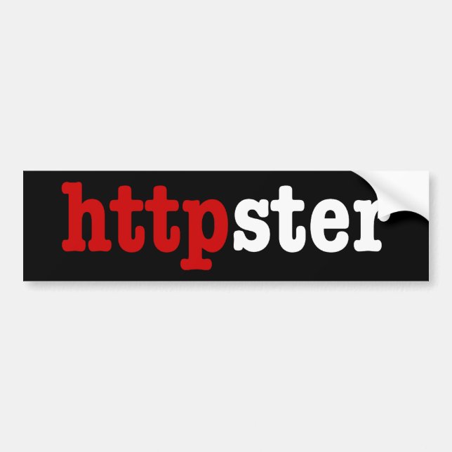 httpster autoaufkleber (Vorne)