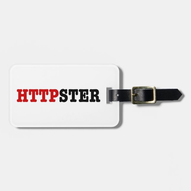 HTTPSTER GEPÄCKANHÄNGER (Vorderseite horizontal)
