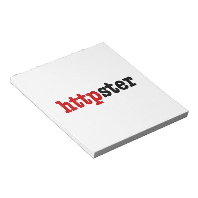 httpster notizblock (angewinkelt)