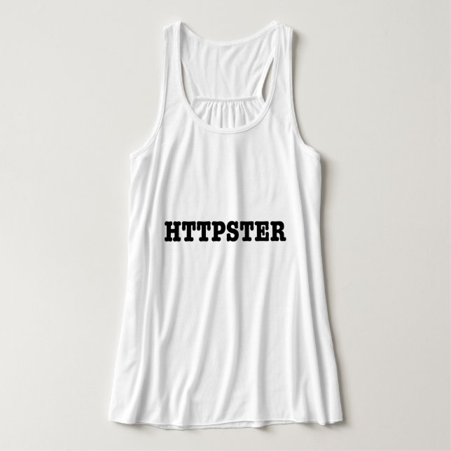 HTTPSTER TANK TOP (Design Vorderseite)