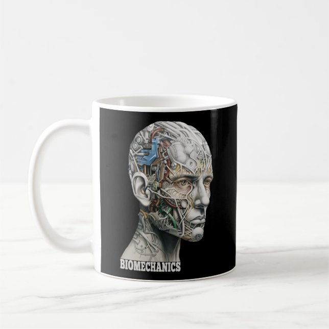 Hu Head Science Anatomie Biomechanik Kaffeetasse (Links)