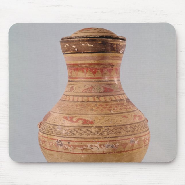 Hu Vase mit Deckel Mousepad (Vorne)