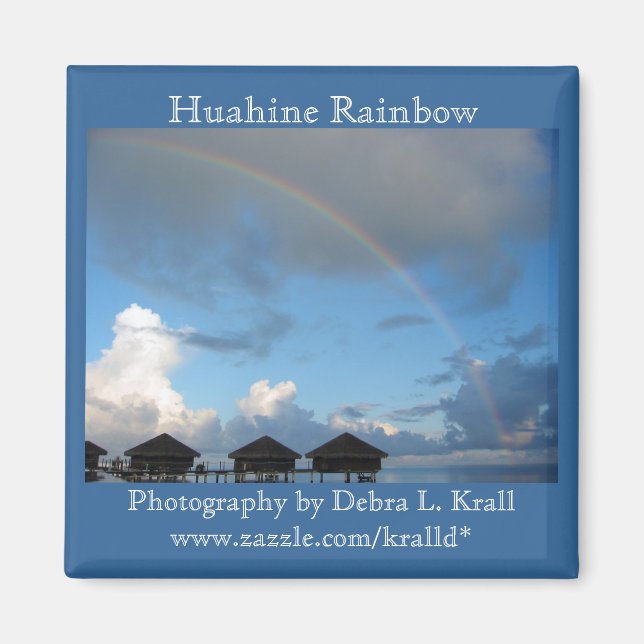 Huahine Rainbow Magnet (Vorne)