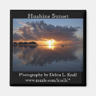 Huahine Sonnenuntergang-Magnet Magnet