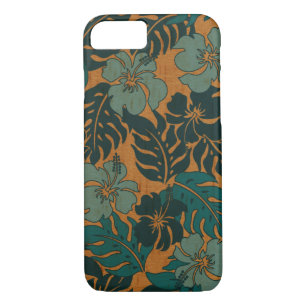 Huakini Bay Hawaiianischer Hibiskus Vintage Imitat Case-Mate iPhone Hülle