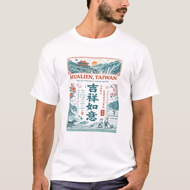 Hualien Sunset Blessing T-Shirt (Vorderseite)