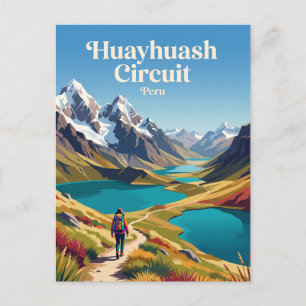 Huayhuash-Rundweg Peru Postkarte