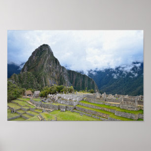 Huayna Picchu Peak in Machu Picchu, Peru Poster