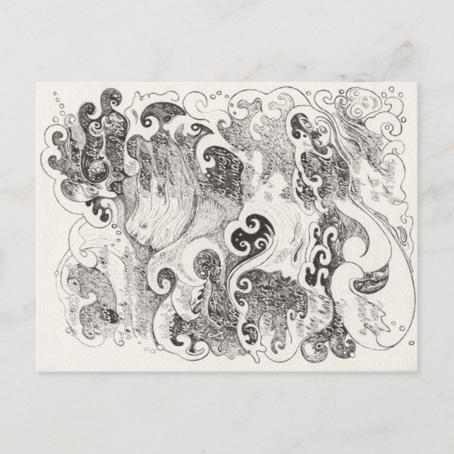 Hub 3 für Überlebende: Am Meer Postkarte (Vorderseite)