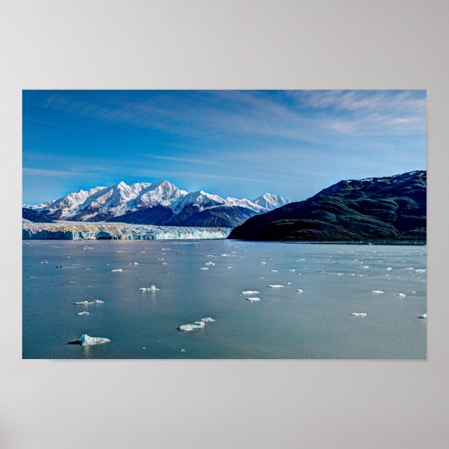 Hubbard Glacier, Alaska Poster (Vorne)