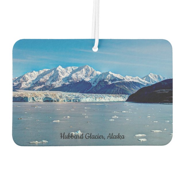 Hubbard Glacier, Disenchantment Bay, Air Freshener Autolufterfrischer (Rückseite)