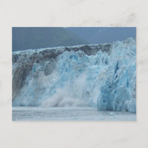 Hubbard Glacier stürzt im Golf von Alaska ab Postkarte