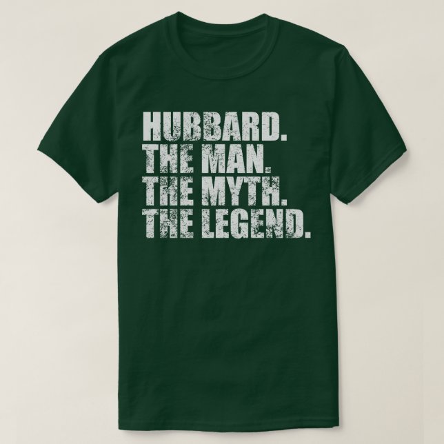 Hubbard Hubbard Familienname Hubbard Nachname Hubb T-Shirt (Design vorne)