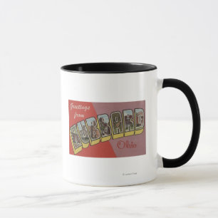 Hubbard, OhioLarge Buchstabe ScenesHubbard, OH- Tasse