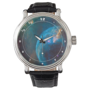 Hubble- & Blubble-Nebel - Außenraum (Watch) Armbanduhr