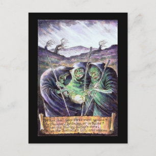 Hubble-Bubble-Toil und -Probleme Postkarte