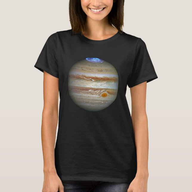 Hubble Captures Vivid Auroras in Jupiteru2019s Atm T-Shirt (Vorderseite)