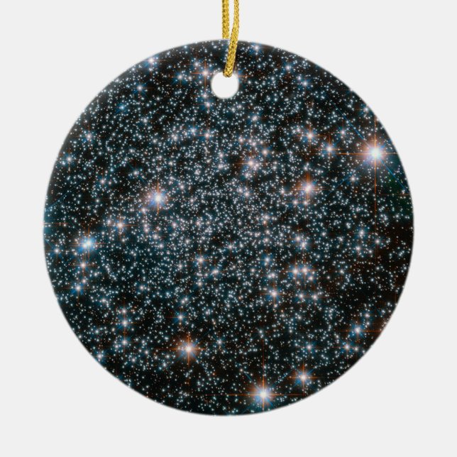 Hubble-Cluster für Schwermetalle Keramik Ornament (Vorne)