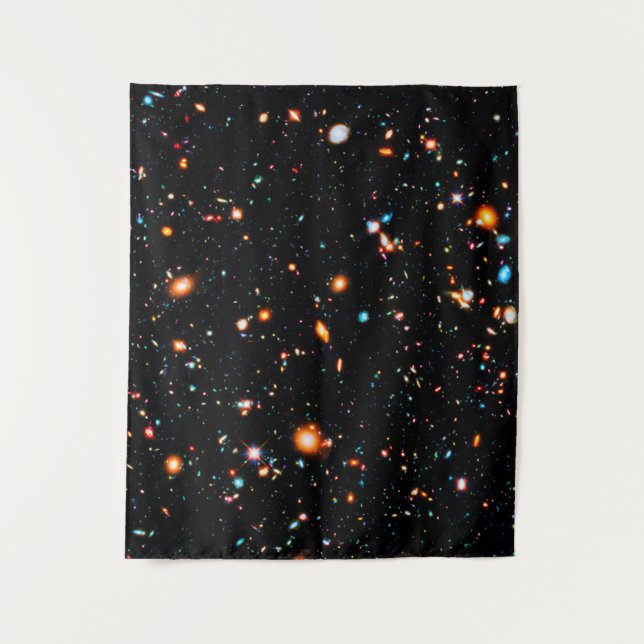 Hubble Extreme Deep Field Medium Wandteppich (Vorderseite)