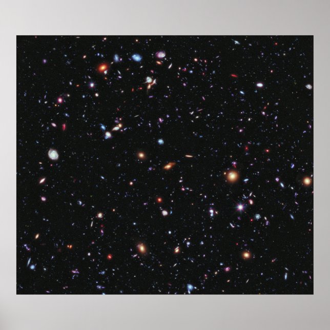 Hubble eXtreme Deep Field Poster (Vorne)
