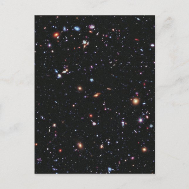 Hubble eXtreme Deep Field Postkarte (Vorderseite)