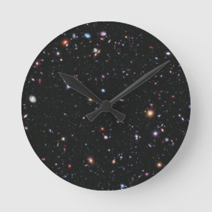 Hubble eXtreme Deep Field Runde Wanduhr