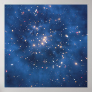 Hubble findet Materie-Ring in der Galaxie-Gruppe Poster